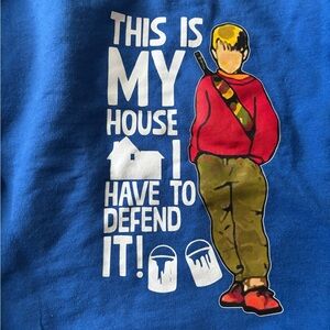 HOME ALONE kids- Blue graphic sweatshirt